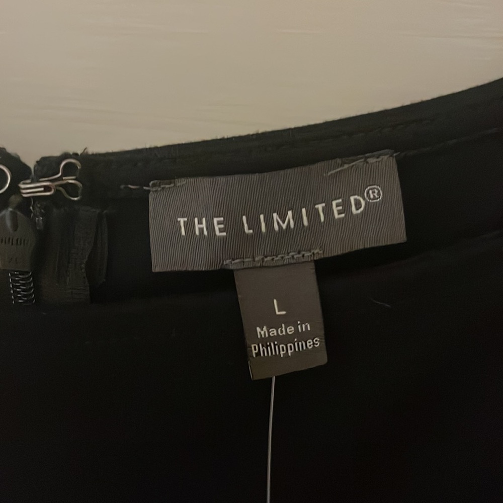 The Limited black, size L, lace like detailing in top and bottom - Picture 6 of 8